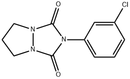 2-(3-Chloro-phenyl)-dihydro-pyrazolo[1,2-a][1,2,4]triazole-1,3-dione Struktur