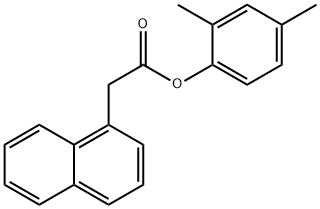 2,4-dimethylphenyl 1-naphthylacetate Struktur