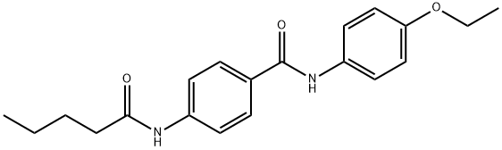 N-(4-ethoxyphenyl)-4-(pentanoylamino)benzamide Struktur