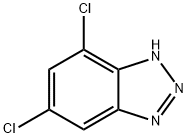 4,6-dichloro-1H-benzotriazole Struktur