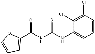 N-{[(2,3-dichlorophenyl)amino]carbonothioyl}-2-furamide Struktur