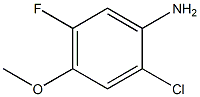 2-Chloro-5-fluoro-4-methoxyaniline Struktur