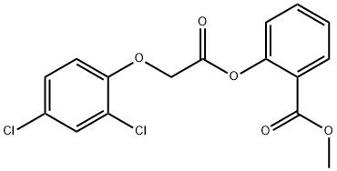 methyl 2-{[(2,4-dichlorophenoxy)acetyl]oxy}benzoate Struktur