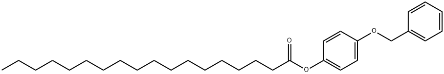 Octadecanoic acid,4-(phenylmethoxy)phenyl ester Struktur