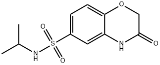 3-oxo-N-(propan-2-yl)-3,4-dihydro-2H-1,4-benzoxazine-6-sulfonamide Struktur