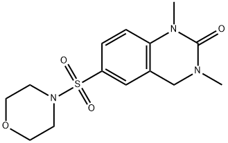 1,3-dimethyl-6-morpholin-4-ylsulfonyl-4H-quinazolin-2-one Struktur