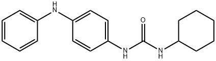 1-(4-anilinophenyl)-3-cyclohexylurea Struktur