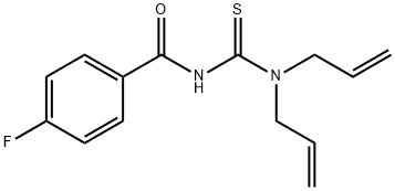 N-[(diallylamino)carbonothioyl]-4-fluorobenzamide Struktur