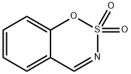 1,2,3-Benzoxathiazine, 2,2-dioxide Struktur