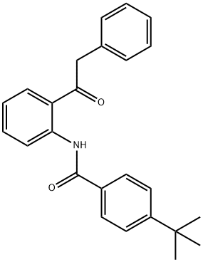 4-tert-butyl-N-[2-(phenylacetyl)phenyl]benzamide Struktur