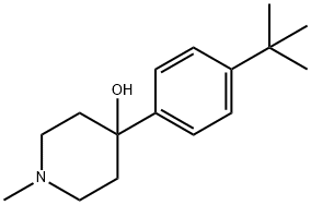 4-(4-(TERT-BUTYL)PHENYL)-1-METHYLPIPERIDIN-4-OL Struktur