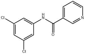 N-(3,5-dichlorophenyl)pyridine-3-carboxamide Struktur