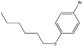 1-bromo-4-hexylsulfanylbenzene Struktur