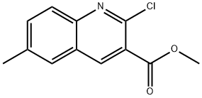 methyl 2-chloro-6-methylquinoline-3-carboxylate Struktur