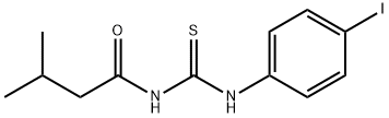 N-{[(4-iodophenyl)amino]carbonothioyl}-3-methylbutanamide Struktur