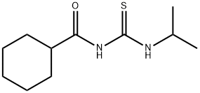 N-[(isopropylamino)carbonothioyl]cyclohexanecarboxamide Struktur