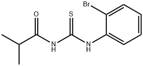 N-{[(2-bromophenyl)amino]carbonothioyl}-2-methylpropanamide Struktur