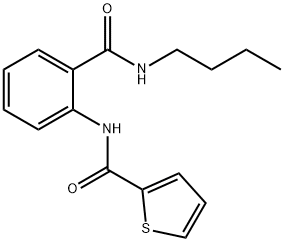 N-[2-(butylcarbamoyl)phenyl]thiophene-2-carboxamide Struktur