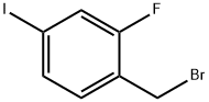 2-FLUORO-4-IODOBENZYL BROMIDE Struktur