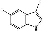 5-Fluoro-3-iodo-1H-indole Struktur