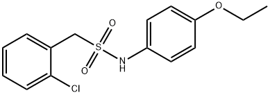 1-(2-chlorophenyl)-N-(4-ethoxyphenyl)methanesulfonamide Struktur