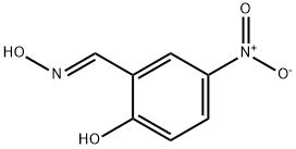 2-hydroxy-5-nitrobenzaldehyde oxime Struktur