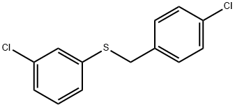 (4-CHLOROBENZYL)(3-CHLOROPHENYL)SULFANE Struktur