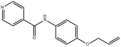 N-(4-prop-2-enoxyphenyl)pyridine-4-carboxamide Struktur