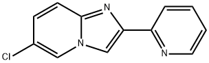 Imidazo[1,2-a]pyridine, 6-chloro-2-(2-pyridinyl)- Struktur