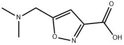 5-[(dimethylamino)methyl]-1,2-oxazole-3-carboxylic acid Struktur