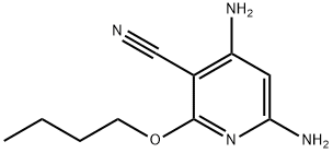 4,6-Diamino-2-butoxy-nicotinonitrile Struktur