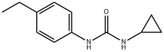 1-cyclopropyl-3-(4-ethylphenyl)urea Struktur