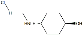 trans-4-(Methylamino)cyclohexanol hydrochloride Struktur