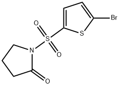 1-(5-Bromo-thiophene-2-sulfonyl)-pyrrolidin-2-one Struktur