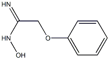 (Z)-N-hydroxy-2-phenoxyethenimidamide Struktur