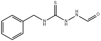 N-(benzylcarbamothioylamino)formamide Struktur