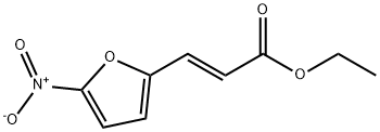 ethyl (2E)-3-(5-nitrofuran-2-yl)prop-2-enoate Struktur