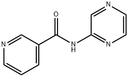 N-pyrazin-2-ylpyridine-3-carboxamide Struktur