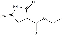 2,5-Dioxo-pyrrolidine-3-carboxylic acid ethyl ester Struktur