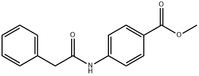 methyl 4-[(phenylacetyl)amino]benzoate Struktur