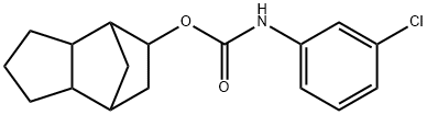 octahydro-1H-4,7-methanoinden-5-yl (3-chlorophenyl)carbamate Struktur