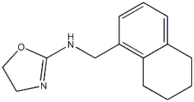 2-Oxazolamine,4,5-dihydro-N-[(5,6,7,8-tetrahydro-1-naphthalenyl)methyl]- Struktur