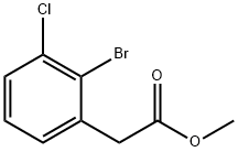 methyl 2-bromo-3-chlorophenylacetate Struktur