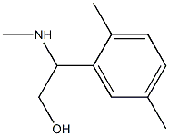 2-(2,5-DIMETHYLPHENYL)-2-(METHYLAMINO)ETHAN-1-OL Struktur