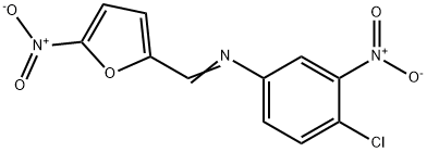 (4-chloro-3-nitrophenyl)[(5-nitro-2-furyl)methylene]amine Struktur