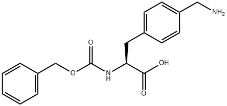 N-Cbz-L-4-aminomethylPhenylalanine Struktur