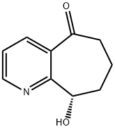 (9S)-9-hydroxy-6,7,8,9-tetrahydrocyclohepta[b]pyridin-5-one Struktur