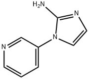 1-(ピリジン-3-イル)-1H-イミダゾール-2-アミン 化學(xué)構(gòu)造式