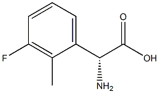 (2R)-2-AMINO-2-(3-FLUORO-2-METHYLPHENYL)ACETIC ACID Struktur