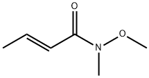 N-methoxy-N-methylbut-2-enamide Struktur